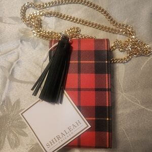 Shiraleah Aimee Phone Case Clutch With Chain NWT
